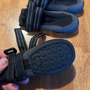 NEW Top Paw Black and Gray Dog Boots